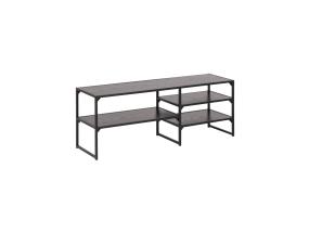 TV-laud SEAFORD 120x33xH46cm, 3 riiuliga, must saare melamiin