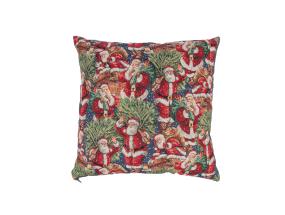 Padi HOLLY 45x45cm lukuga, jõuluvanad, kangas 50% puuvill, 50% polüester, kangas 398/389