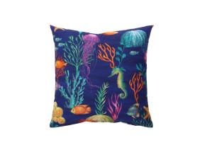 Padi HOLLY 45x45cm, lukuga, veealune maailm, kangas 100% puuvill, kangas 487