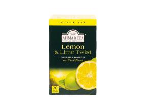 Must tee AHMAD Lemon & Lime Twist 20tk ümbrikus