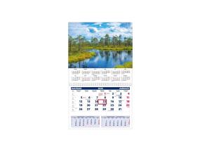 Seinakalender UNO, avatud mõõt 297x425mm (PILT nr. 3) 00320/40205