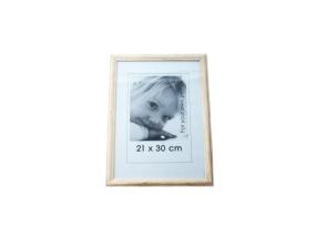 Pildiraam 21x30cm Line Natur naturaalsest puidust raamiga
