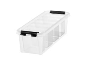 Plastkast kaanega SMARTSTORE Classic 3,5L 4 koos 4-kohalise sisujaotusega, 38 x 14 x 11 cm