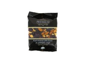 PREMIUM Kuivatatud jõhvikate ja pähklite segu 300g