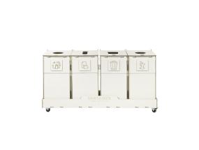 prügikast 90L x 4 sorteerimisjaam SORTAIDER SORTER 90W4