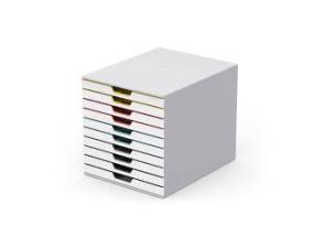 Sahtliboks DURABLE 280x292x356mm 10-sahtliga valge