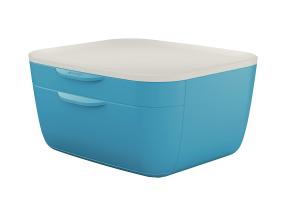 Sahtliboks lauale LEITZ Cosy 2-sahtlit sinine