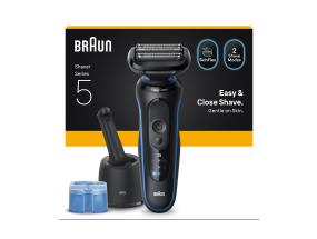 Braun Series 5, Wet & Dry, must/sinine - Pardel