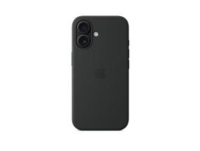 Apple Silicone Case with Magsafe, iPhone 16, must - Ümbris