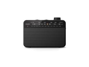 Philips TAR2509, must - Kaasaskantav raadio