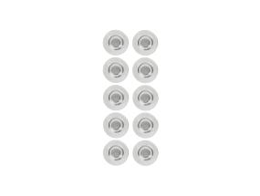 Tahvlimagnetid läbipaistvad klaastahvlile NOBO Strong 30mm 10tk pakis
