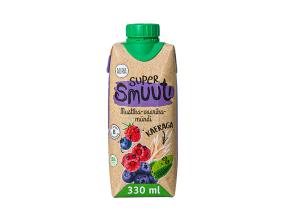 AURA Super smuuti mustika-vaarika-mündi kaeraga 0,33l