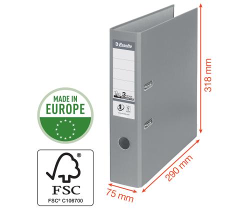 Registraator ESSELTE No.1 Power A4 70mm türkiis
