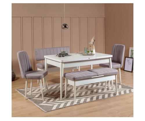 Vina Bench Soho, White