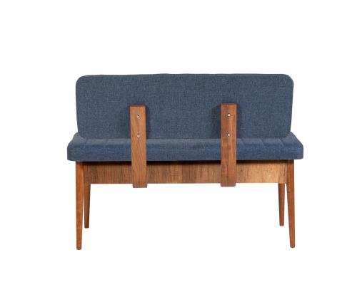 Vina Bank Dark Blue, Walnut