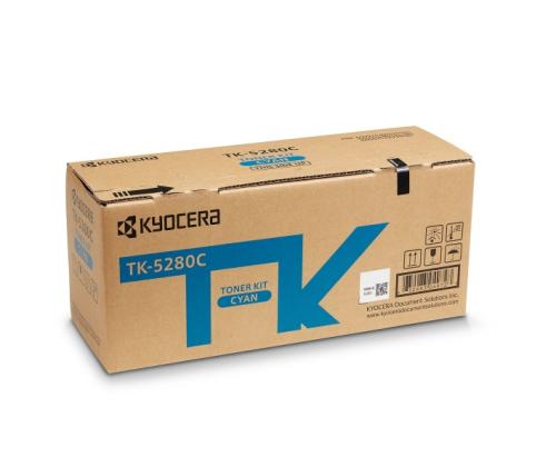 Kyocera TK-5280C Toner Cartridge, Cyan