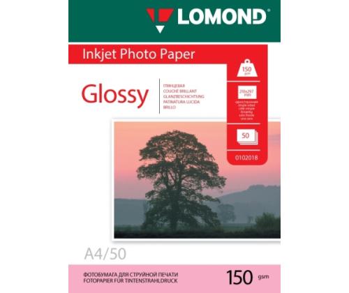 Lomond Photo Inkjet Paper Glossy 150 g/m2 A4, 50 sheets