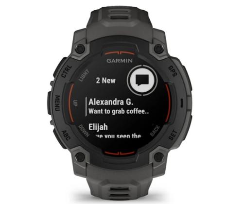 Garmin Instinct E Smart Watch 45 mm Black with Charcoal Band