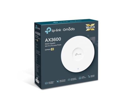 TP-Link Omada AX3600 Wireless Dual Band Multi-Gigabit Ceiling Mount Access Point