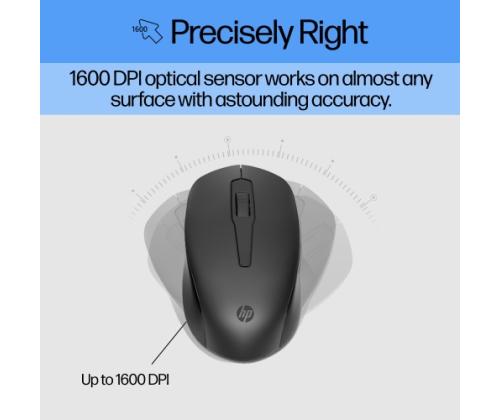 HP 330 Combo Wireless Keyboard + Mouse RF Wireless, US Int, Black