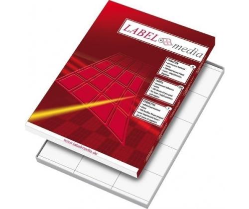 Ddhesive labels LabelMedia, A4, White, 210x148.5 mm, (2) (100vnt.)  0707-751