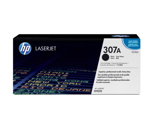 HP 307A (CE740A) Toner Cartridge, Black