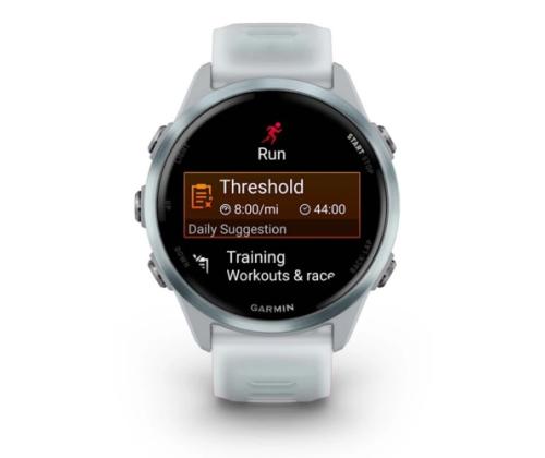 Garmin Forerunner 570 Smart Watch 42mm Cloud Blue Aluminum/Translucent Whitestone/Cloud Blue