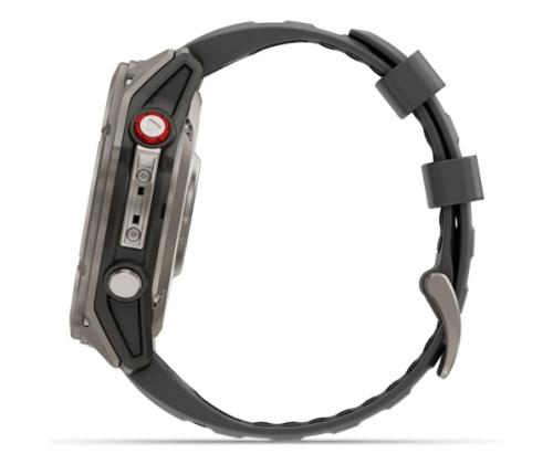 Garmin Fenix 8 Pro Smart Watch 51 mm AMOLED Sapphire, Titanium, Graphite/Black silicone band