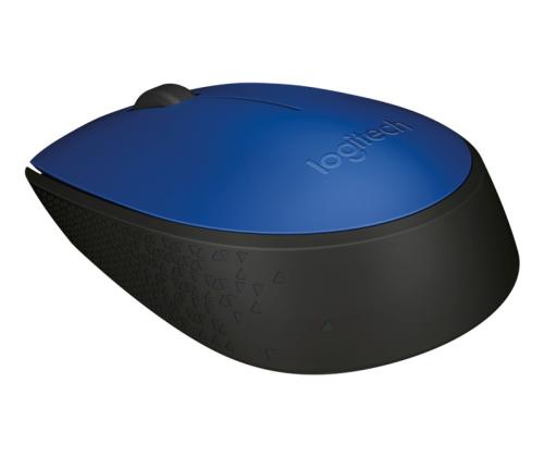 Logitech M171 Wireless Mouse RF Wireless, 1000 DPI, Blue/Black