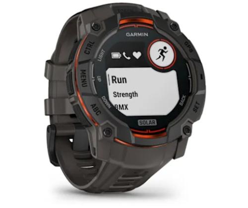 Garmin Instinct 3 Smart Watch 50 mm, Solar, Black with Charcoal Band