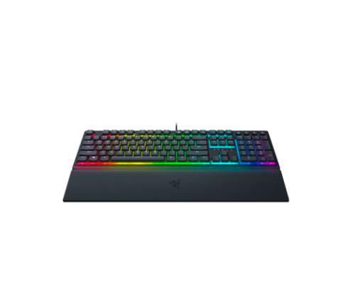 Razer Ornata V3 Wired Gaming keyboard, USB, RGB LED, US, Mecha-membrane switch, Black