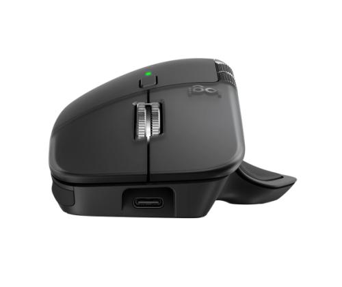 Logitech MX Master 4 for Business Wireless Mouse RF Wireless + Bluetooth, 8000 DPI, Graphite