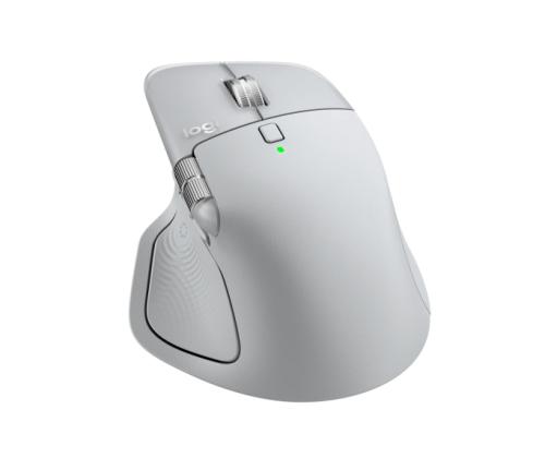 Logitech MX Master 4 Wireless Mouse RF Wireless + Bluetooth, 8000 DPI, Pale Grey