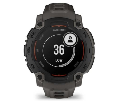 Garmin Instinct E Smart Watch 45 mm Black with Charcoal Band