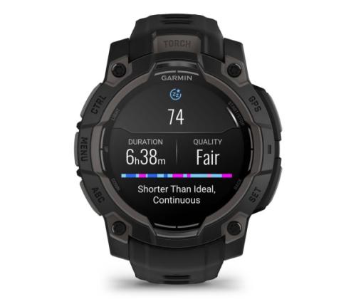 Garmin Instinct 3 Smart Watch 45 mm AMOLED Black with Black Band