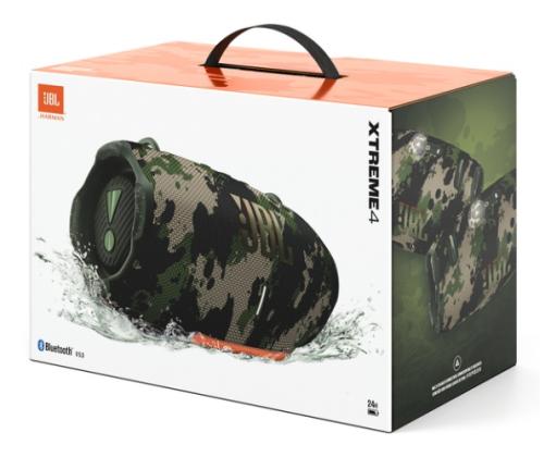 JBL Xtreme 4 Portable Speaker, Black Camo