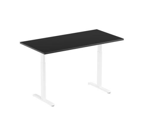 Adjustable Height Table Up Up Bjorn White, Table top L Black