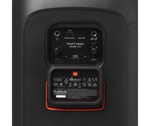JBL Partybox Club 120 Portable Speaker, Black