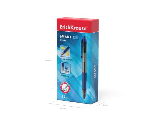 Geelpliiats mehaaniline ERICH KRAUSE Smart Gel 0,5mm sinine