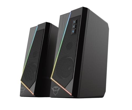 Speaker TRUST GXT 609 Zoxa RGB Illuminated Speaker Set 1xUSB 2.0 Black 24070