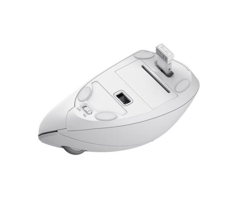 MOUSE USB OPTICAL WRL VERTO/ERGONOMIC WHITE 25132 TRUST
