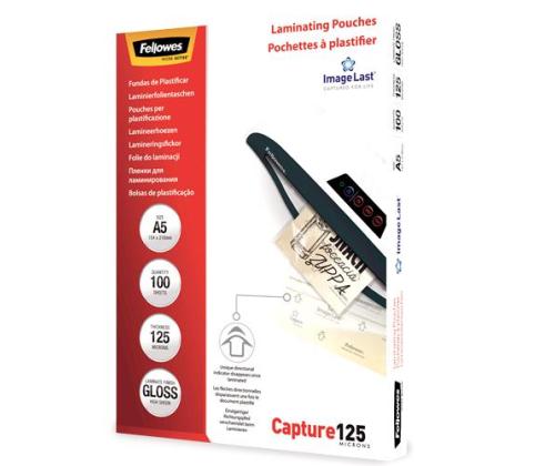 LAMINATOR POUCH IMAGELAST/A5 125 100PCS 5307302 FELLOWES