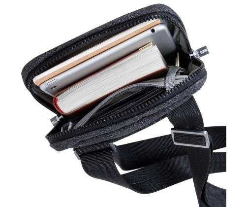 TABLET CASE CROSSBODY 8"/8810 BLACK MELANGE RIVACASE