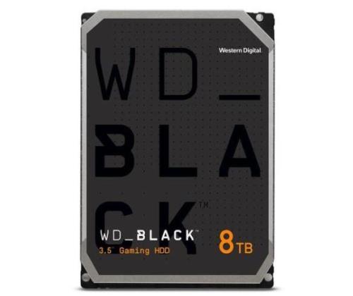 HDD WESTERN DIGITAL Black 8TB SATA 256 MB 7200 rpm 3,5" WD8001FZBX
