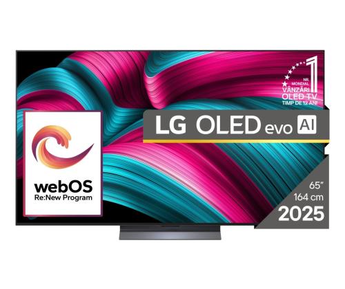 TV Set LG 65" OLED/4K/Smart 3840x2160 Wireless LAN Bluetooth webOS Black OLED65C51LA