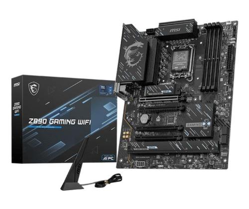 Mainboard MSI Intel Z890 LGA 1851 (Socket V1) ATX RAM DDR5-SDRAM 4xSlots Wi-Fi Yes Bluetooth Yes…