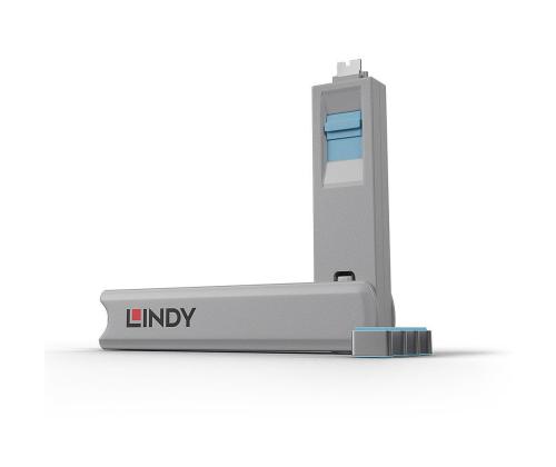 USB PORT BLOCKER 4PACK/BLUE 40465 LINDY