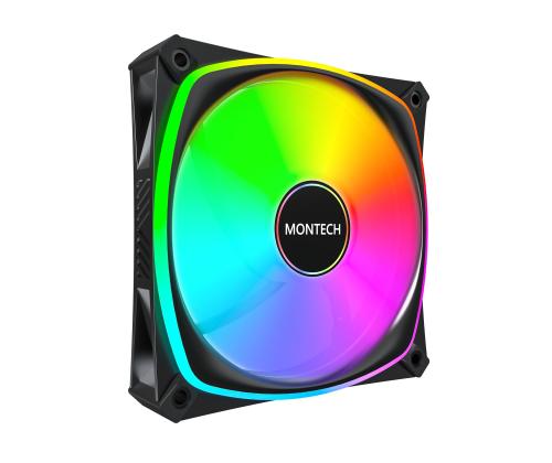 CASE FAN 120MM/AX120 PRO BLACK 3 IN 1 MONTECH