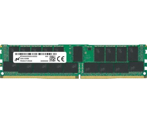 Server Memory Module MICRON DDR4 16GB RDIMM/ECC 3200 MHz 1.2 V Chip Organization 2048Mx72…