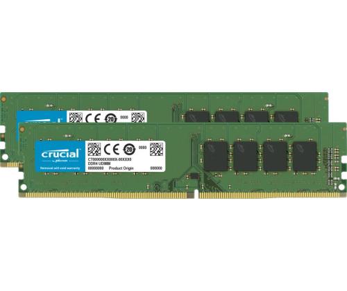 MEMORY DIMM 32GB PC25600 DDR4/KIT2 CT2K16G4DFRA32A CRUCIAL
